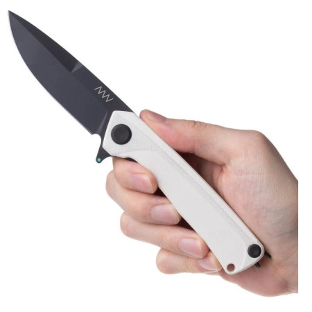 Briceag Acta non verba Z100BB-DLC black, G10 White