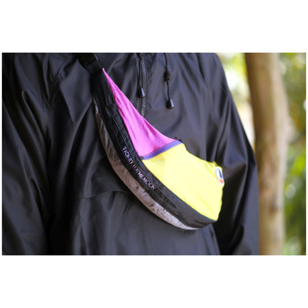 Borsetă Ticket to the moon Upcycled Sling Bag Unique Edition