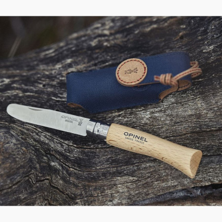 Briceag Opinel VRI N°07 My first buk + pouzdro na opasek