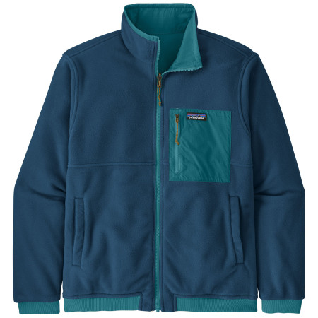 Geacă bărbați Patagonia Reversible Shelled Microdini Jacket albastru/albastru deschis