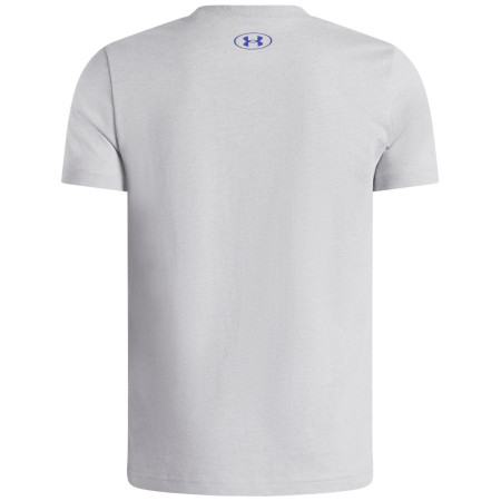 Tricou funcțional copii Under Armour UA B Boxed Sports Update SS Mod Gray Light Heather