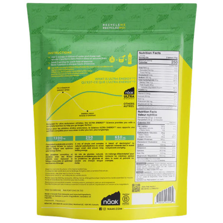 Băutură energizantă Näak Lime - Ultra Energy™ Drink Mix (720g)