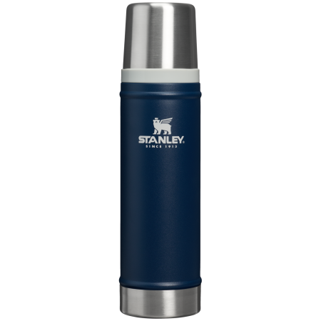 Termos Stanley The Legendary Classic Bottle 590 ml albastru Dark Navy
