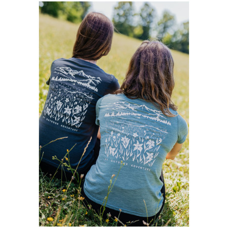 Tricou femei MOOA Merino Lyolite Horizon 150 Comfy