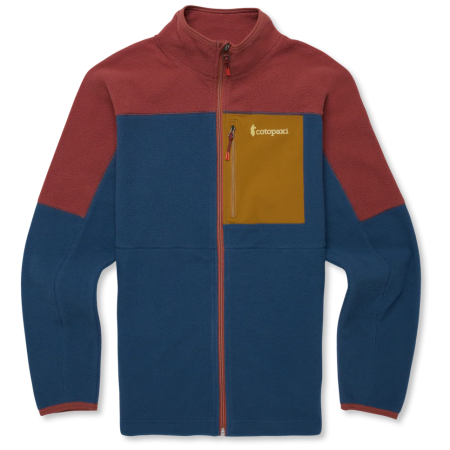 Hanorac funcțional bărbați Cotopaxi M'S Abrazo Fleece Full-Zip Jacket bej/albastru Nutmeg and Deep Sea