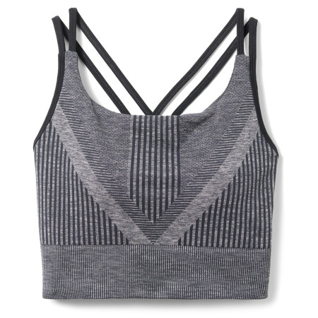 Lenjerie funcțională femei Smartwool W Intraknit Strappy Bra negru
