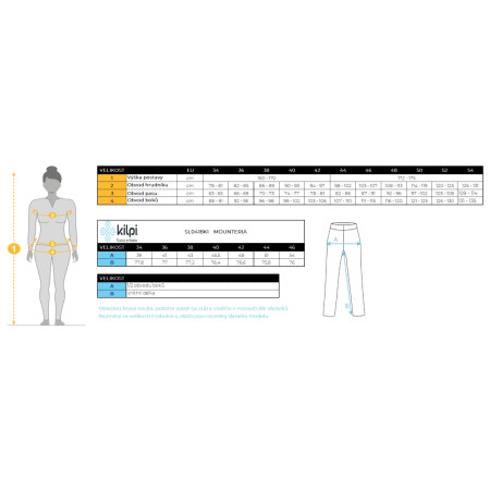 Colanți femei Kilpi Mounteria-W