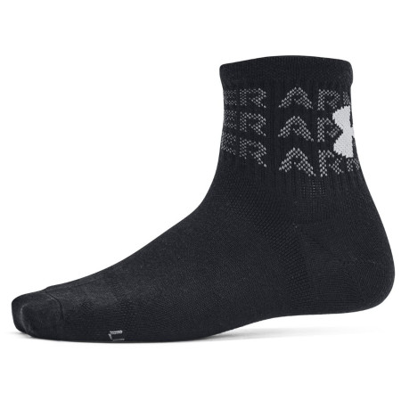 Șosete copii Under Armour Yth UA Essential 6Pk Qtr Black