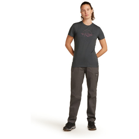 Tricou funcțional femei Icebreaker W Mer 150 Tech Lite SS Tee Sunrise Sumit