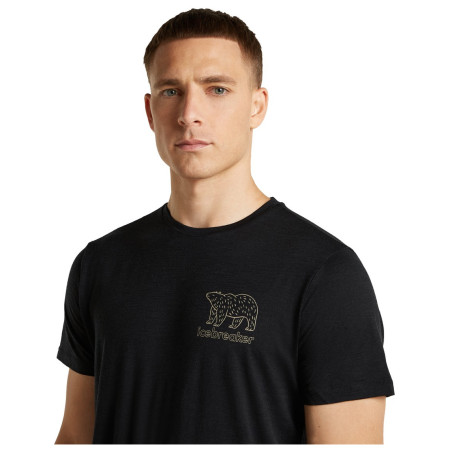 Tricou funcțional bărbați Icebreaker M 150 Tech Lite SS Tee Forest Footsc