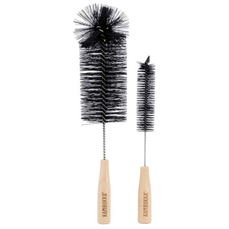 Perie pentru sticlă Kambukka Set de 2 perii pentru curățarea sticlelor