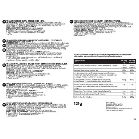 Mâncare deshitradată Summit to Eat Thai Green Curry 121g