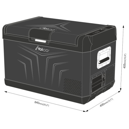 Ladă frigorifică cu compresor Yolco GCX37