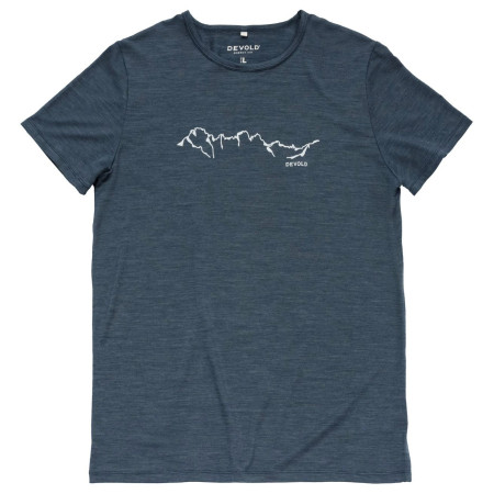 Tricou bărbați Devold Active "Skyline" Tee Man albastru închis NIGHT