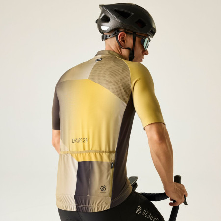 Tricou de ciclism bărbați Dare 2b Lightning Short Sleeve Printed Jersey