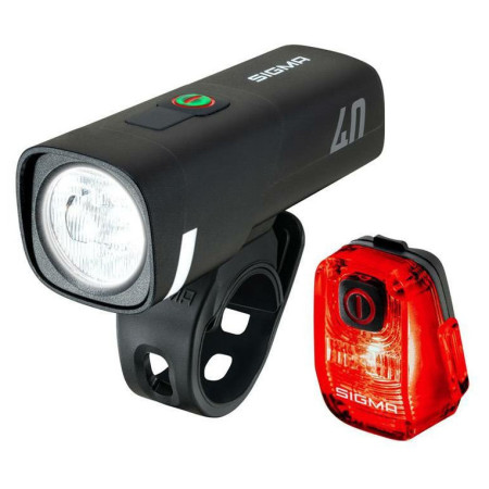 Set lumini Sigma Aura 40 + Hiro 10 negru black
