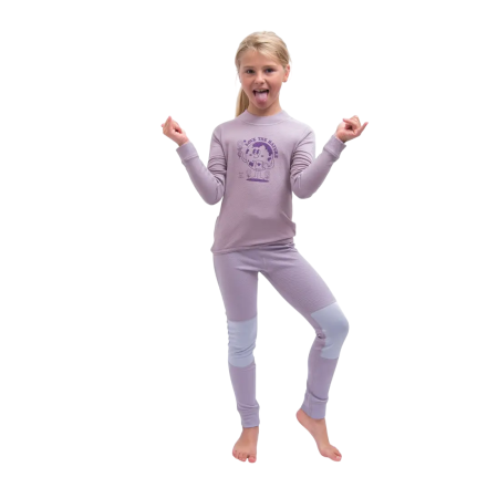 Tricou funcțional copii Sensor Merino DF Planet Mystic Violet