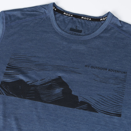 Tricou bărbați MOOA Merino Lyolite Highlander 150 Short