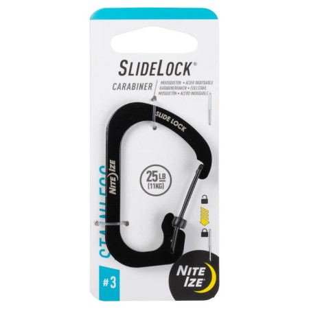 Carbinieră auxiliară Nite Ize S-Biner Stainless Steel #3