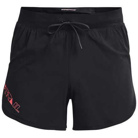 Pantaloni scurți bărbați Under Armour SpeedPocket Trail Short negru