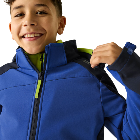 Geacă softshell copii Regatta Haydenbury Navy/Olympian Blue