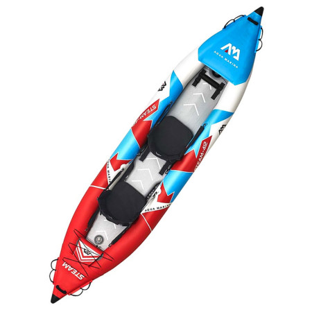 Caiac gonflabil Aqua Marina Steam 412 roșu/albastru
