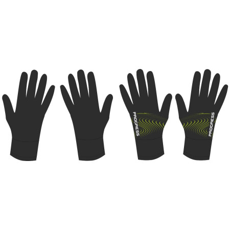 Mănuși copii Progress DT COOLIO GLOVES 26RZ negru/verde