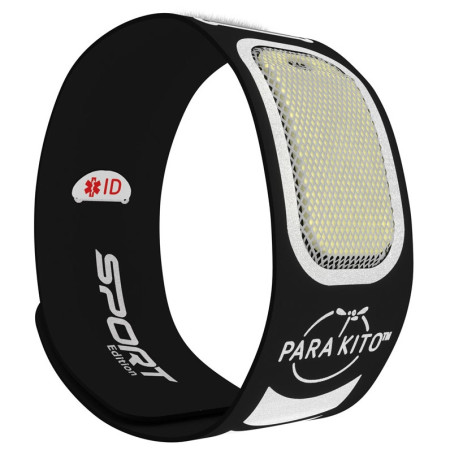 Repelent Para'Kito Sportovní náramek proti komárům negru Black