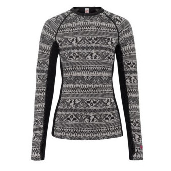 Tricou funcțional femei Kari Traa Tale Ls negru BLACK