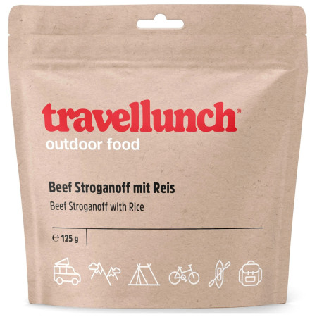 Mâncare deshitradată Travellunch Stroganoff de vită cu orez 125 g