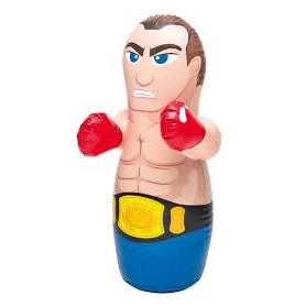 Nafukovací panák Intex Bop Bags 44672NP albastru