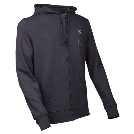 Hanorac bărbați Hiko Respect Zip Up Hoodie gri