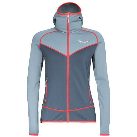 Hanorac femei Salewa Puez 3 PL W FZ HDY gri