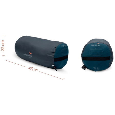 Sac de dormit Easy Camp Raven I Square XL 5°C - Left zipper