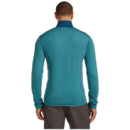 Hanorac funcțional bărbați Icebreaker Men Merino Blend 300 RealFleece™ Descender LS Zip