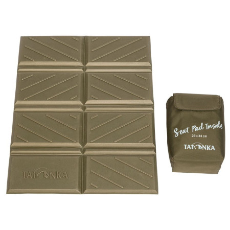 Pad pentru șezut turistic Tatonka Foldable Seat Mat 26 X 34Cm verde olive