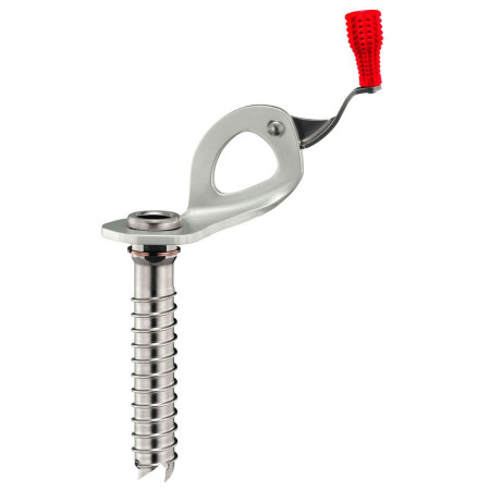 Șurub de gheață Petzl Laser Speed 10 cm argintiu