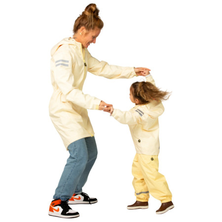 Geacă impermeabilă copii DucKsday Rain Jacket Lemonade