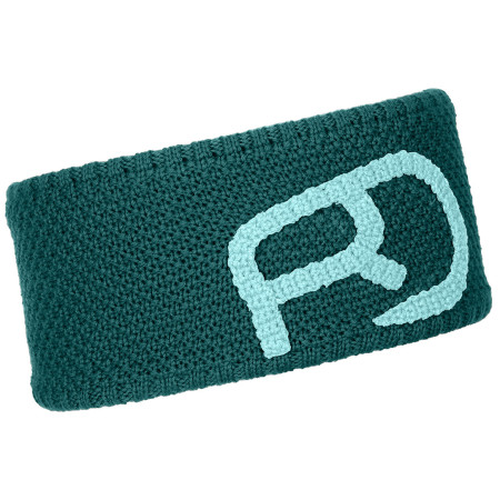 Bentiță femei Ortovox Rock'N'Wool Headband W verde