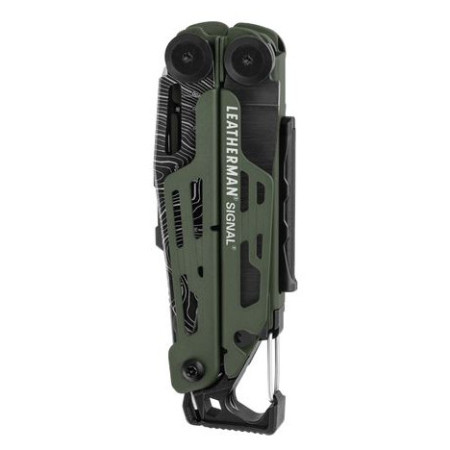 Cuțit multifuncțional Leatherman Signal Green Topo