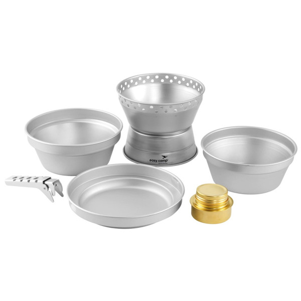 Set vase și arzător Easy Camp Storm Cooker argintiu Silver