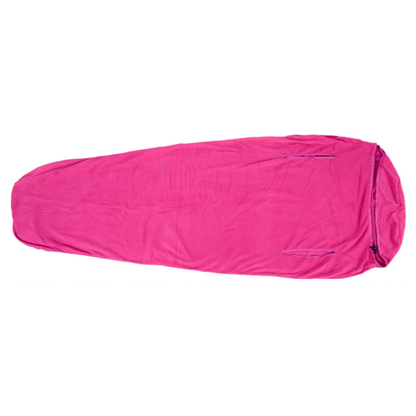 Inserție pentru sacul de dormit Warmpeace Polartec Micro Mummy 195 cm roz Berry