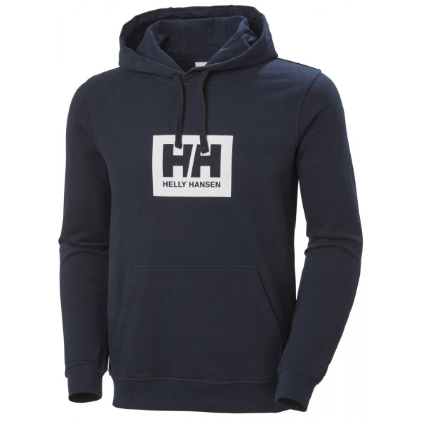 Hanorac bărbați Helly Hansen Hh Box Hoodie albastru închis