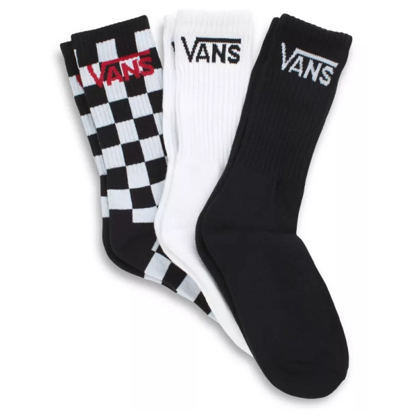 Șosete Vans By Classic Crew Boys 1-6, 3Pk negru/alb