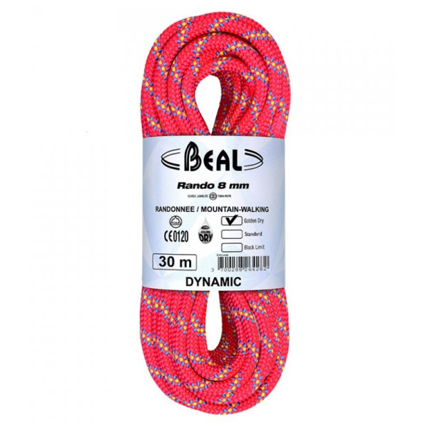 Coardă de alpinism Beal Rando GD 8 mm (48 m)