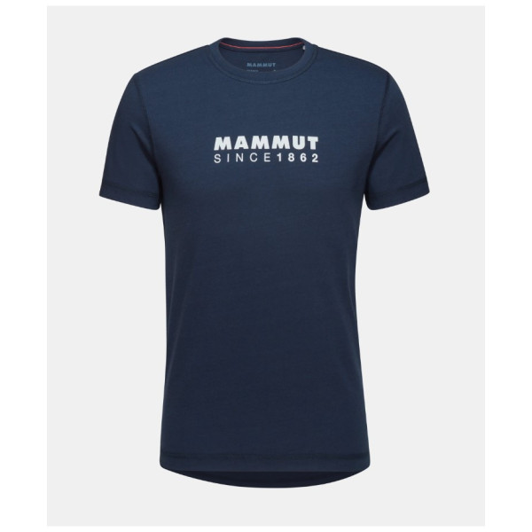 Tricou bărbați Mammut Core T-Shirt Men Logo 2023 albastru închis marine5118