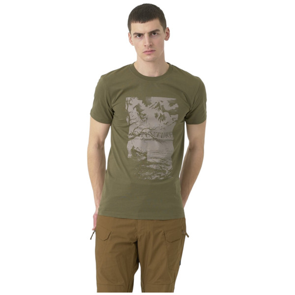 Tricou bărbați Helikon-Tex T-Shirt (Adventure Is Out There) olive Olive Green