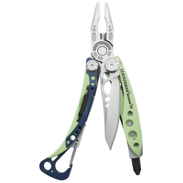 Multitool Leatherman Skeletool CX verde deschis Verdant