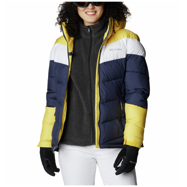 Geacă de iarnă femei Columbia Abbott Peak™ Insulated Jacket albastru/galben