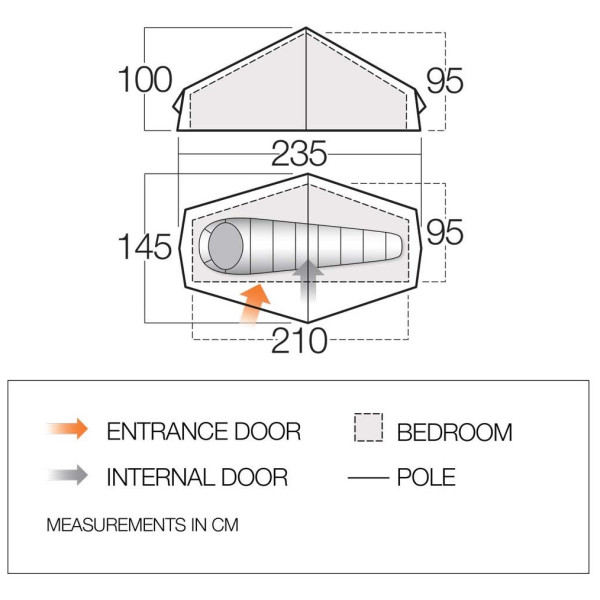 Cort ultra ușor Force Ten Helium UL 1